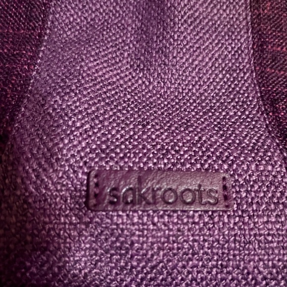 Sakroots purple paisley tote bag with charms - Picture 5 of 5